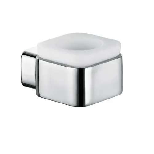 KLUDI E2 Teelichthalter aus Opal-Glas chrom, 4998305, Artikel in Kategorie